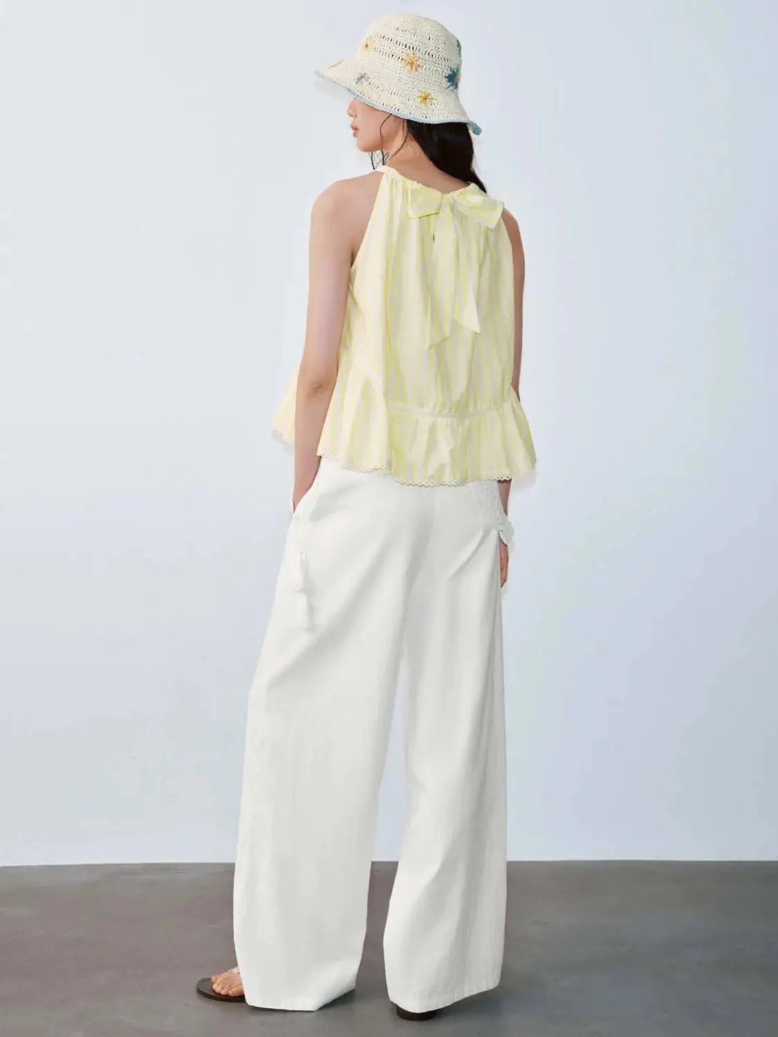 13151-cotton-lace-overlay-wide-leg-tassel-pants-6.webp Cotton Lace Overlay Wide Leg Tassel Pants