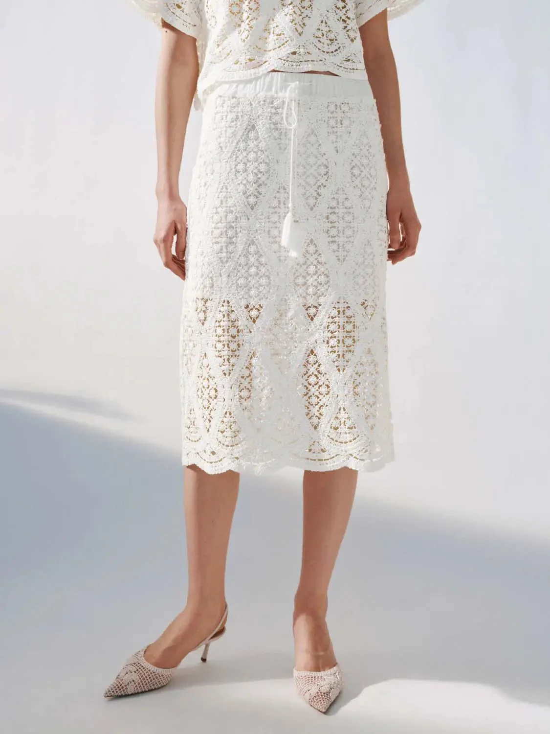 13158-pull-on-drawstring-crochet-open-knit-straight-midi-skirts-1.webp Pull On Drawstring Crochet Open Knit Straight Midi Skirts