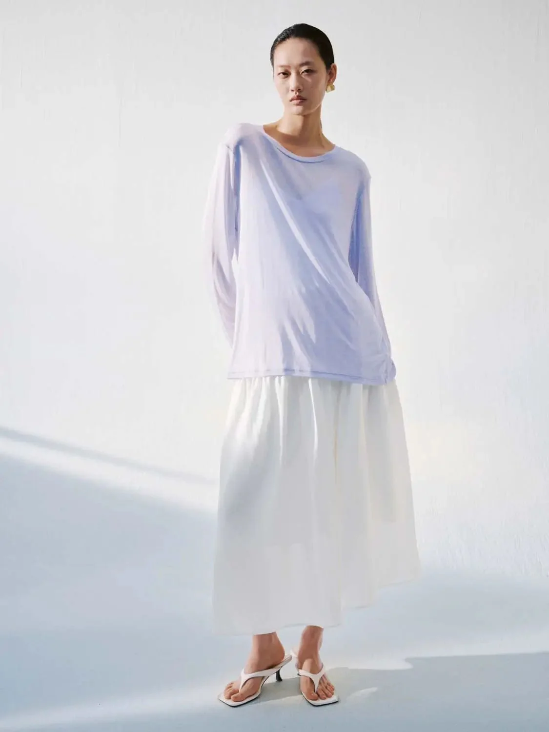 13187-seamed-shirring-detail-pull-on-a-line-midi-skirts-7.webp Seamed Shirring Detail Pull On A-Line Midi Skirts