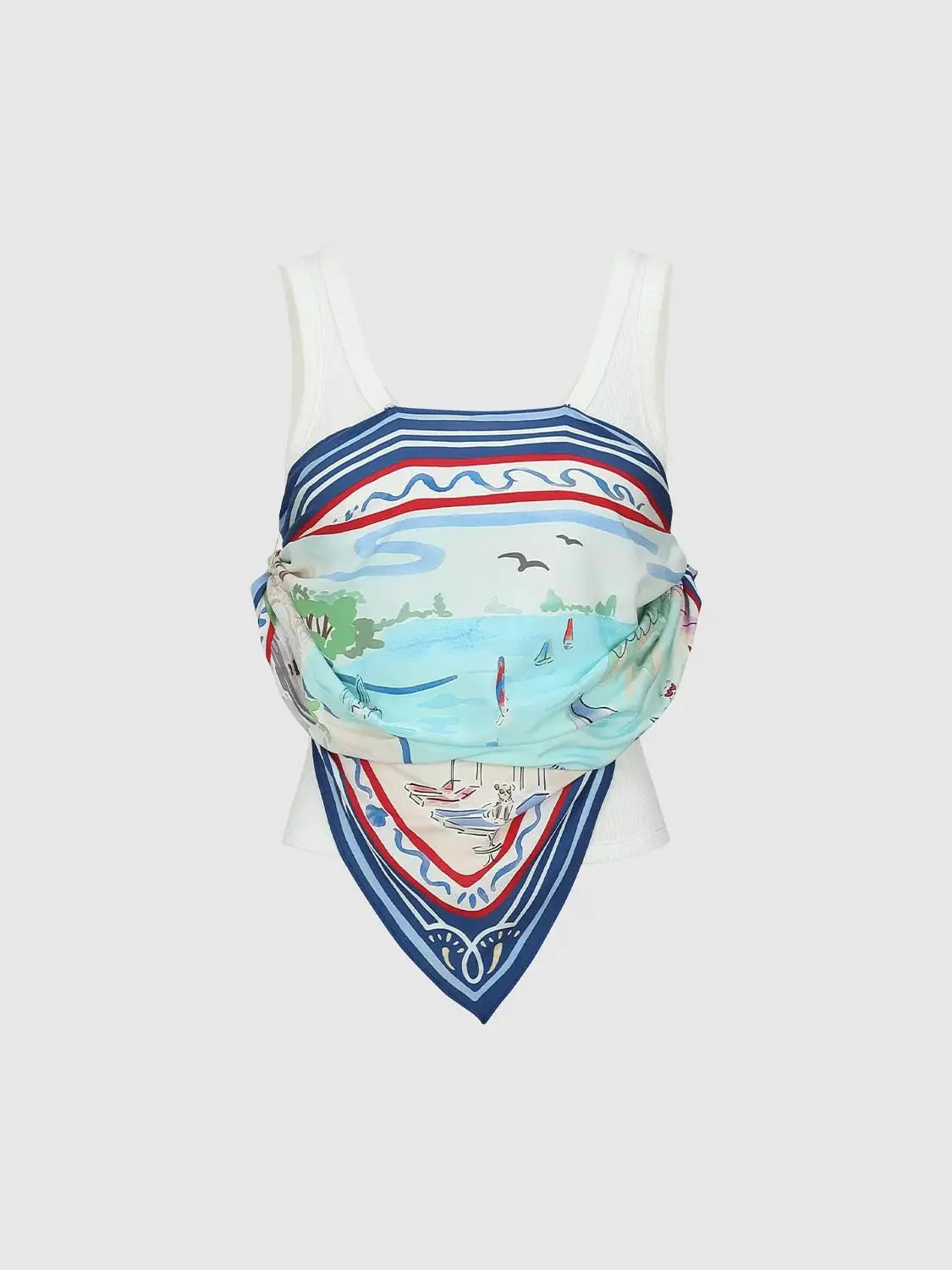 13256-cotton-blend-bandana-print-seamed-knit-scarf-top-7.webp Cotton Blend Bandana Print Seamed Knit Scarf Top