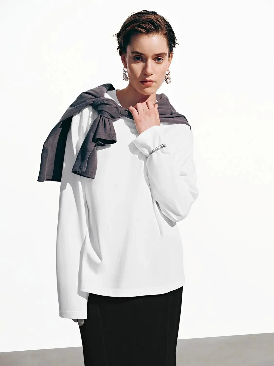 13284-cotton-lyocell-crew-neck-long-sleeve-t-shirts-17.webp Cotton Lyocell Crew Neck Long Sleeve T Shirts