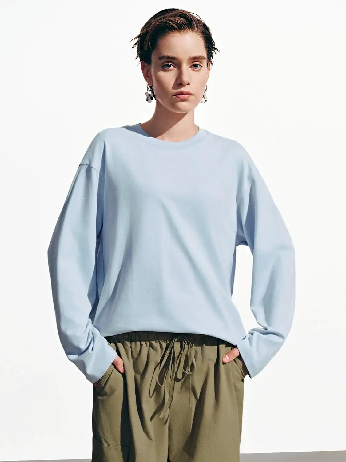 13284-cotton-lyocell-crew-neck-long-sleeve-t-shirts-35.webp Cotton Lyocell Crew Neck Long Sleeve T Shirts