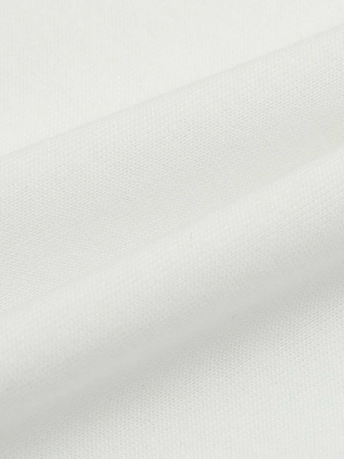 Cotton Embroidered Tie Knot Asymmetric T Shirt
