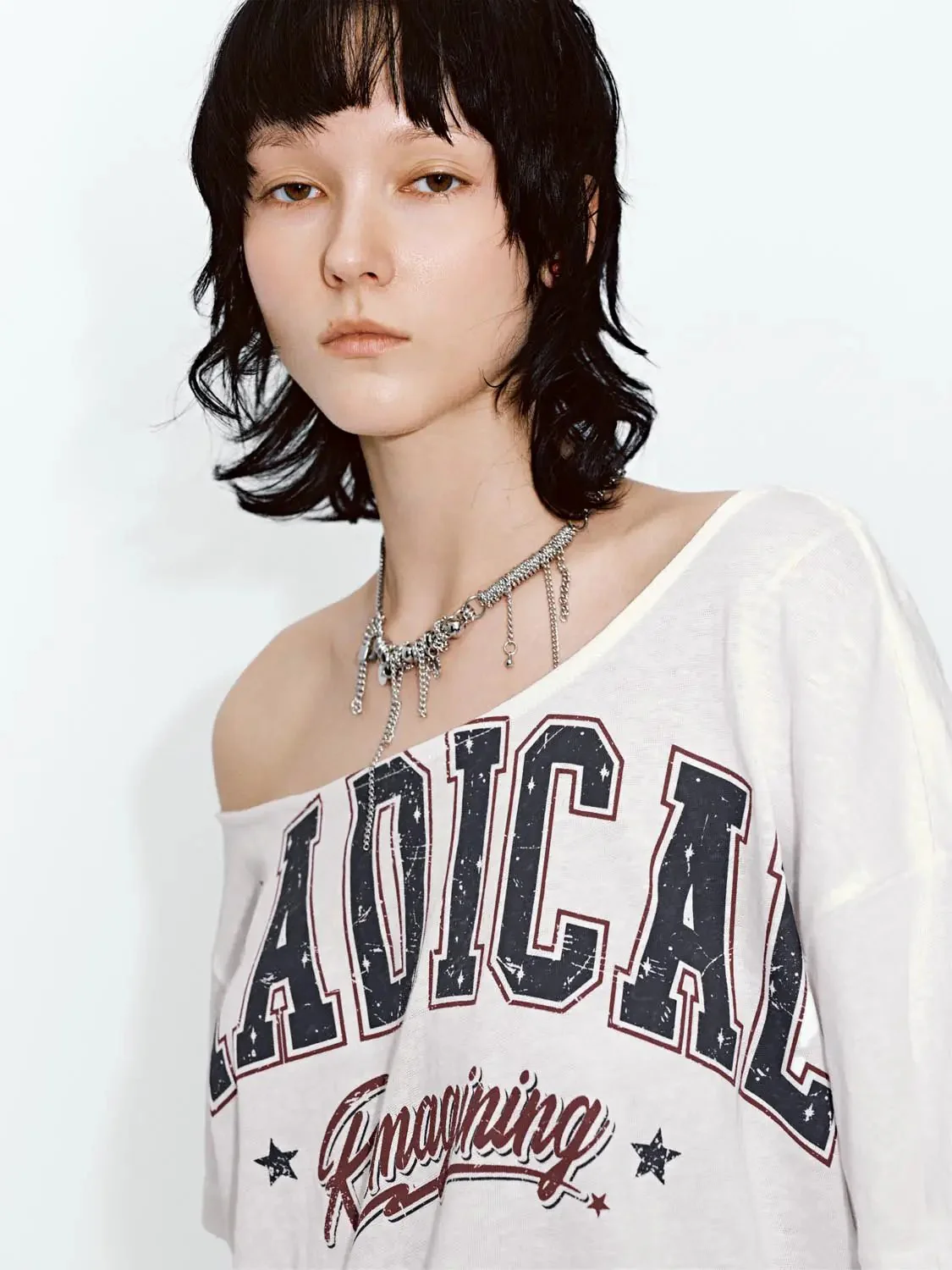 13371-cotton-blend-one-shoulder-contrast-printed-t-shirt-3.webp Cotton Blend One Shoulder Contrast Printed T Shirt