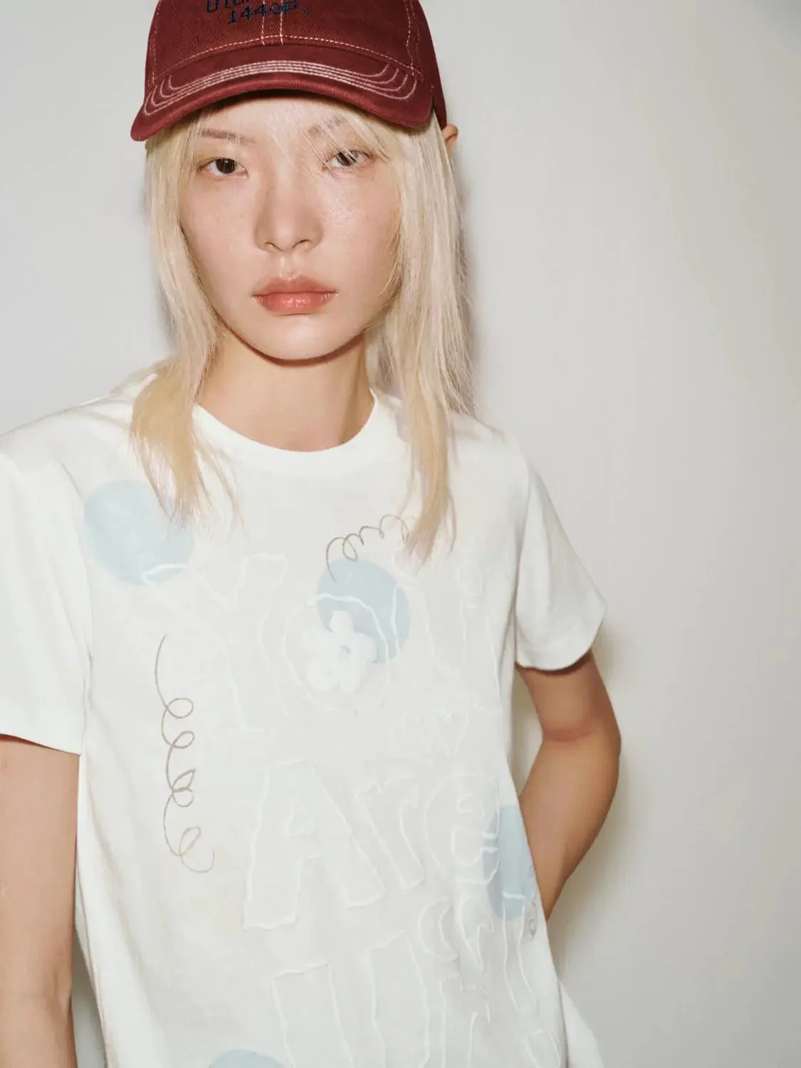 Cotton Blend Graphic Print Crew Neck T Shirts