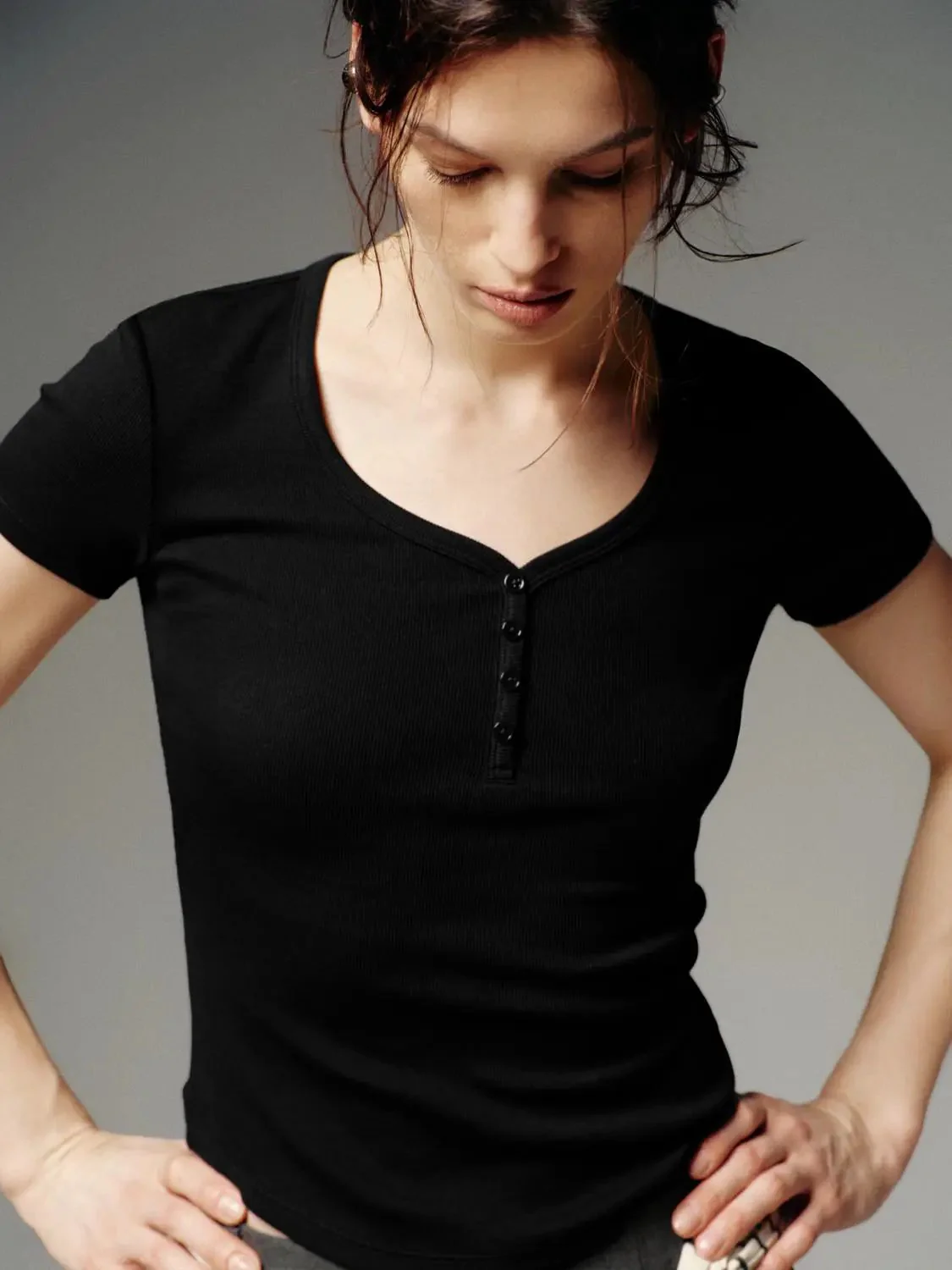 13469-viscose-cotton-blend-henley-scoop-neck-t-shirt-11.webp Viscose Cotton Blend Henley Scoop Neck T Shirt