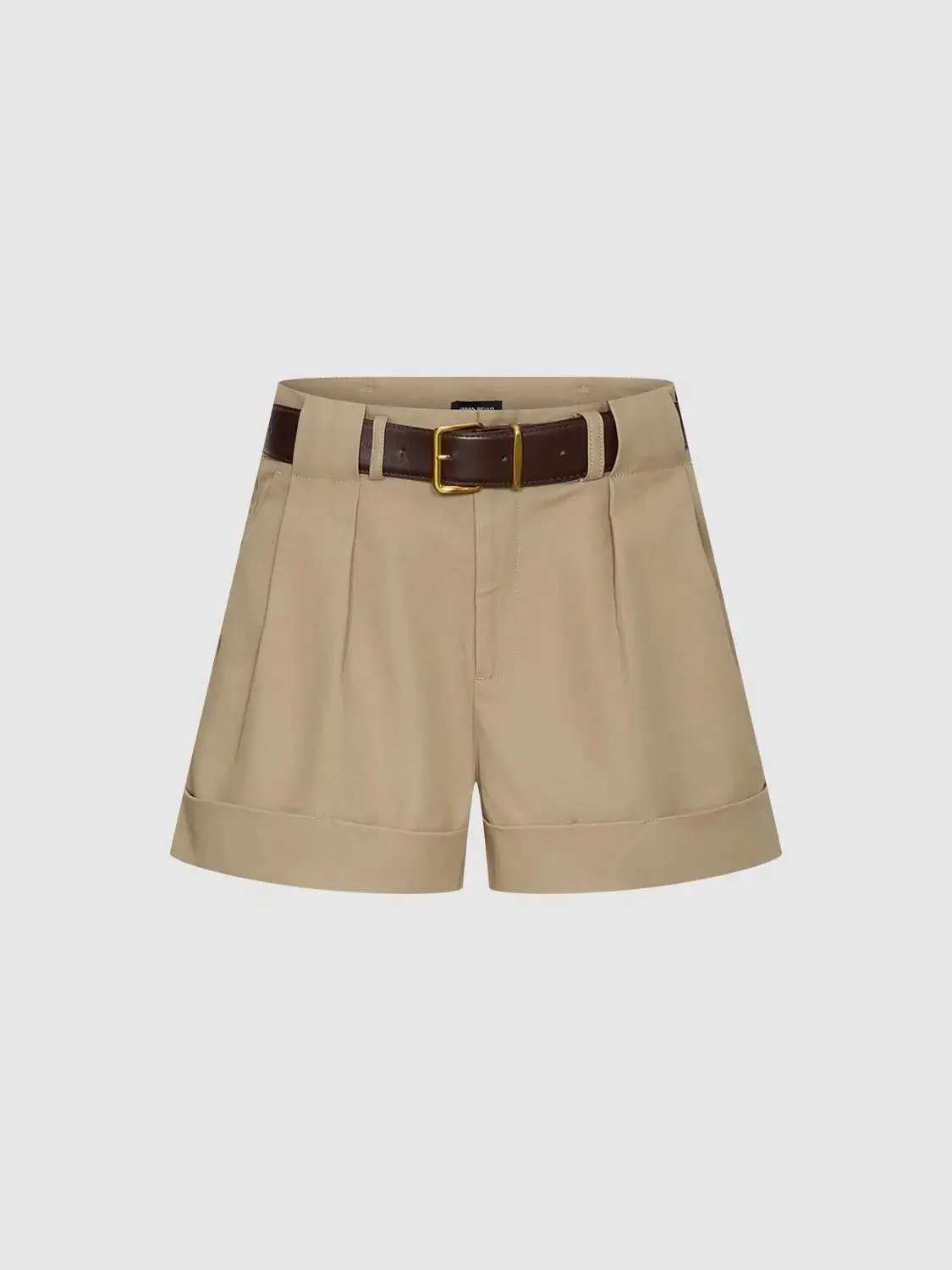 1350-fine-cotton-pleated-tailored-everyday-shorts-2.webp Fine Cotton Pleated Tailored Everyday Shorts