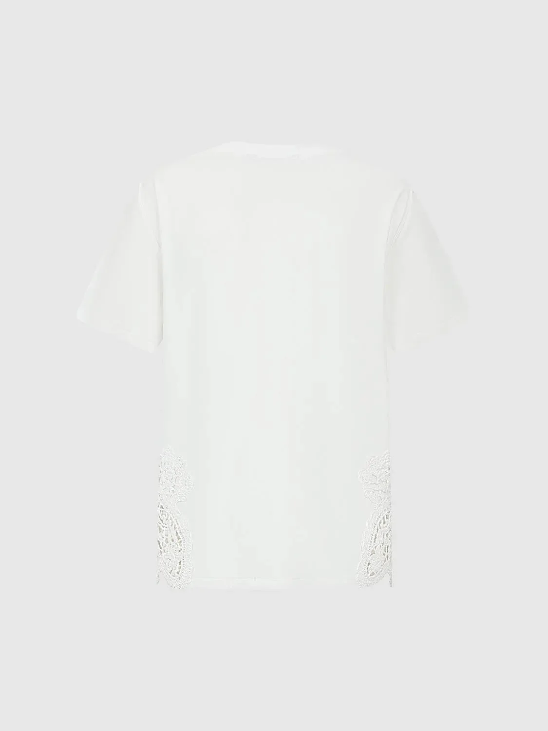 13678-cotton-crochet-lace-hem-crew-neck-t-shirts-2.webp Cotton Crochet Lace Hem Crew Neck T-Shirts