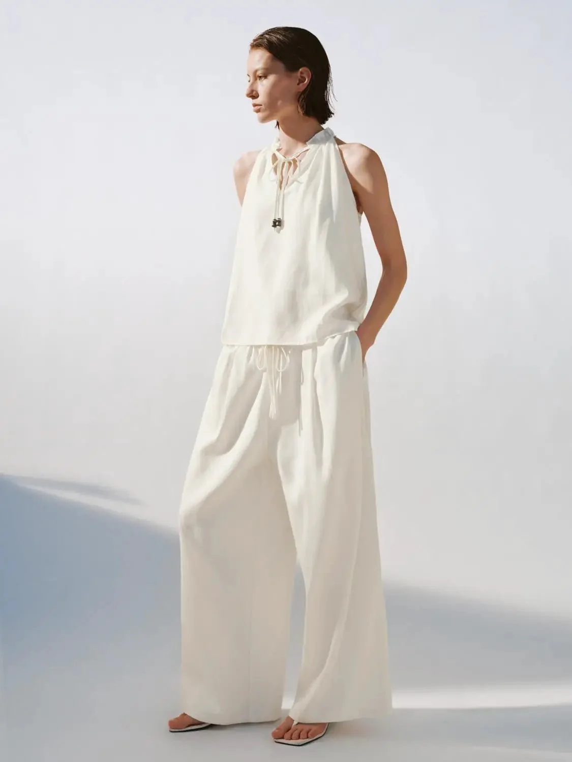 13707-lux-satin-wide-leg-drawstring-lounge-pants-7.webp Lux Satin Wide Leg Drawstring Lounge Pants