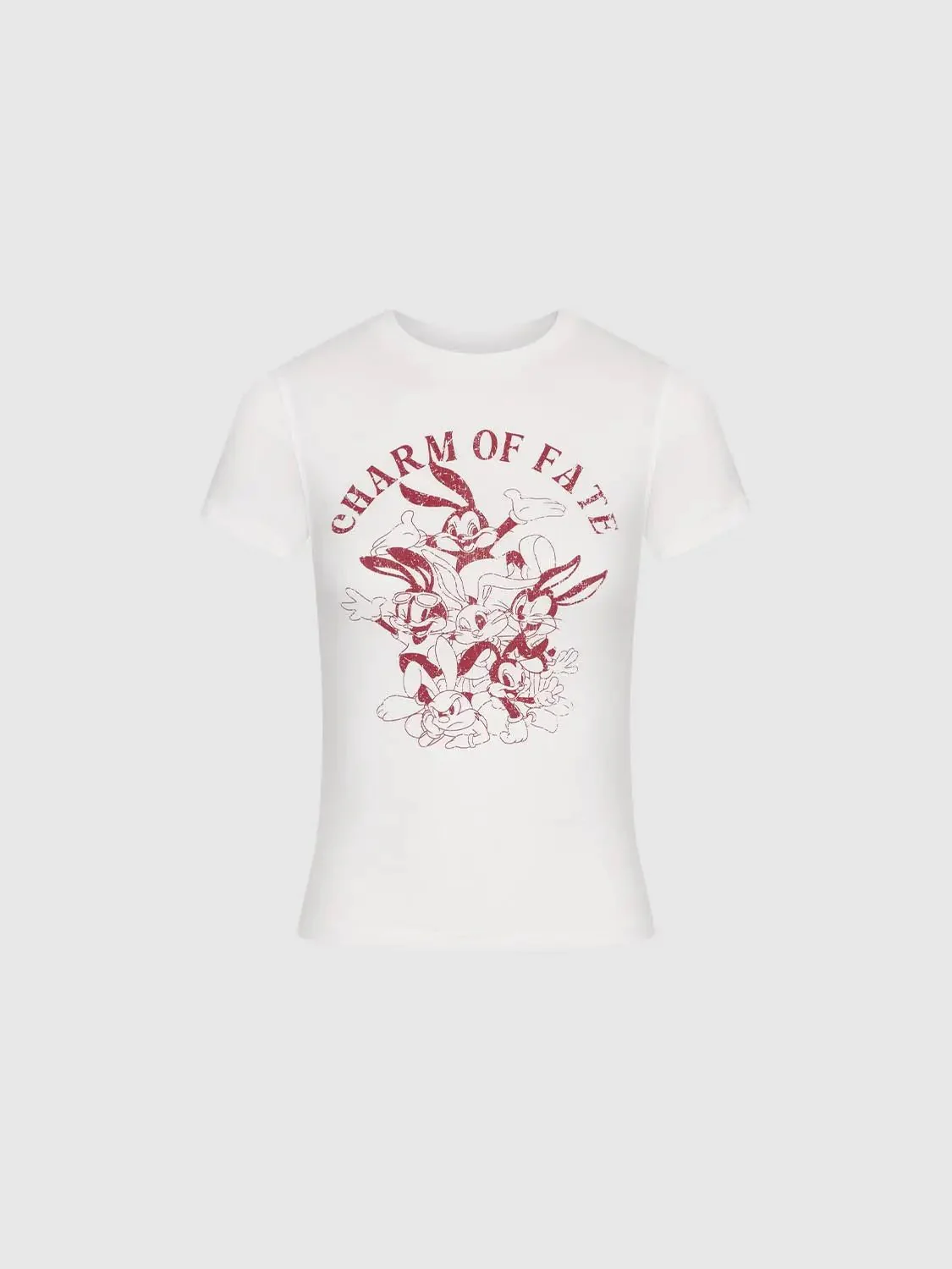 Printed Skinny Fit T-Shirts Unisex Casual Cotton Fabric With Slight Stretch