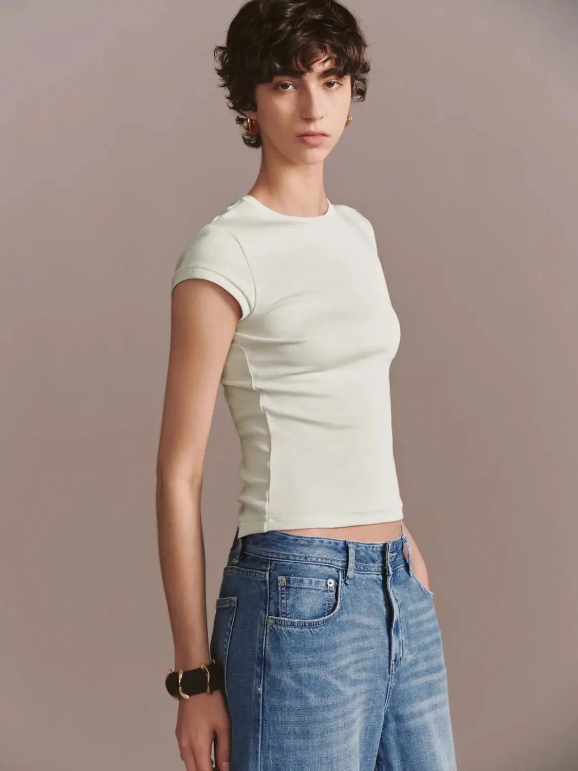 13866-crew-neck-skinny-fit-t-shirts-with-slight-stretch-fabric-18.webp Crew Neck Skinny Fit T-Shirts With Slight Stretch Fabric