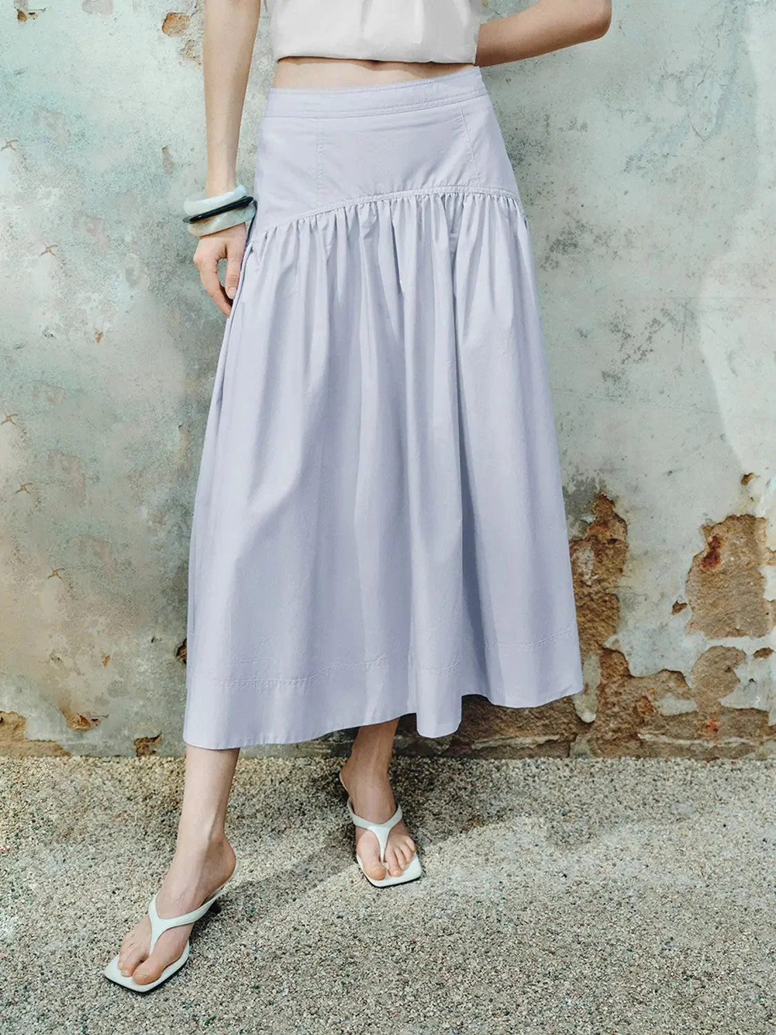 1389-soft-cotton-a-line-midi-gathered-ruched-skirt-6.webp Soft Cotton A-Line Midi Gathered Ruched Skirt