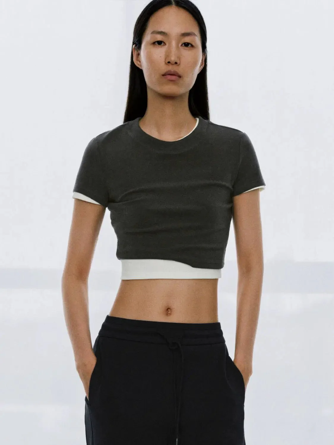 13891-viscose-blend-cropped-crew-neck-skinny-fit-t-shirt-18.webp Viscose Blend Cropped Crew Neck Skinny Fit T Shirt