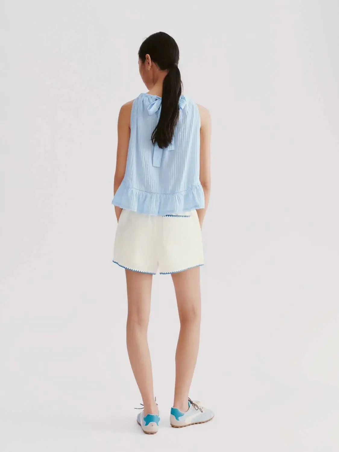 14131-linen-cotton-embroidered-contrast-trim-drawstring-shorts-6.webp Linen Cotton Embroidered Contrast Trim Drawstring Shorts