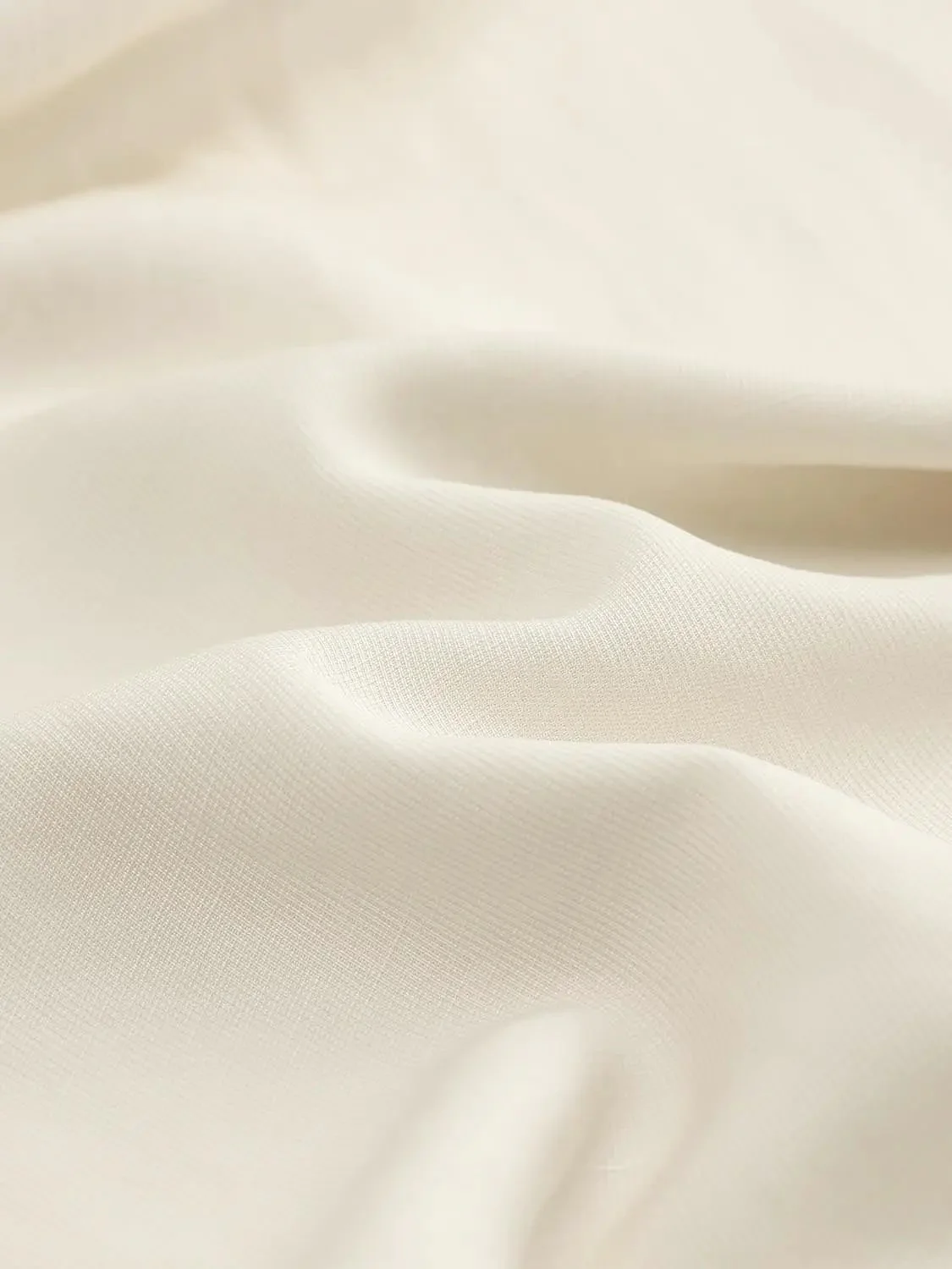 Viscose Linen String Detail Pleated Wide Leg Pants