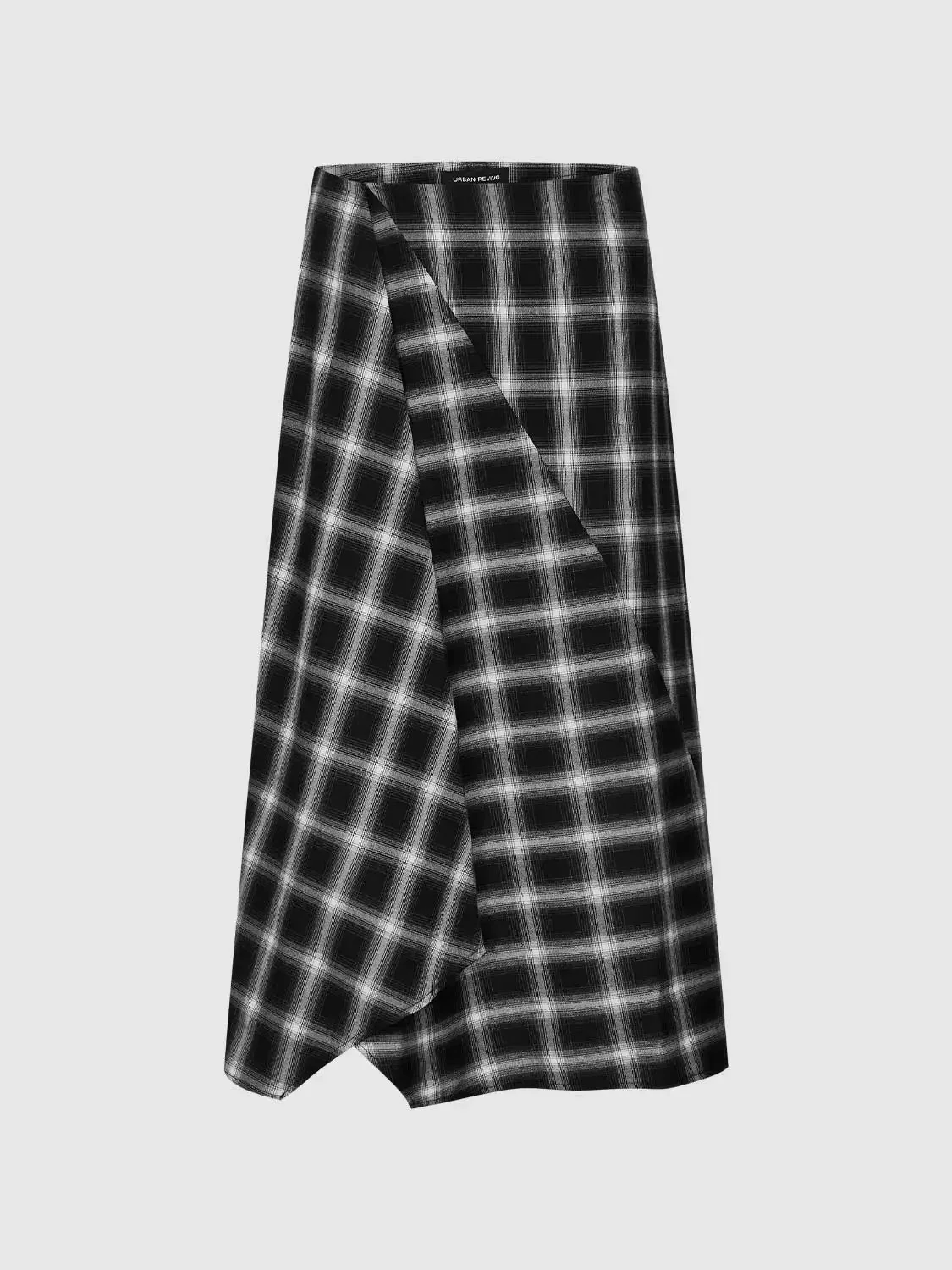 1417-women-contrast-check-asymmetric-a-line-midi-skirts-with-slight-stretch-8.webp Women Contrast Check Asymmetric A-Line Midi Skirts With Slight Stretch