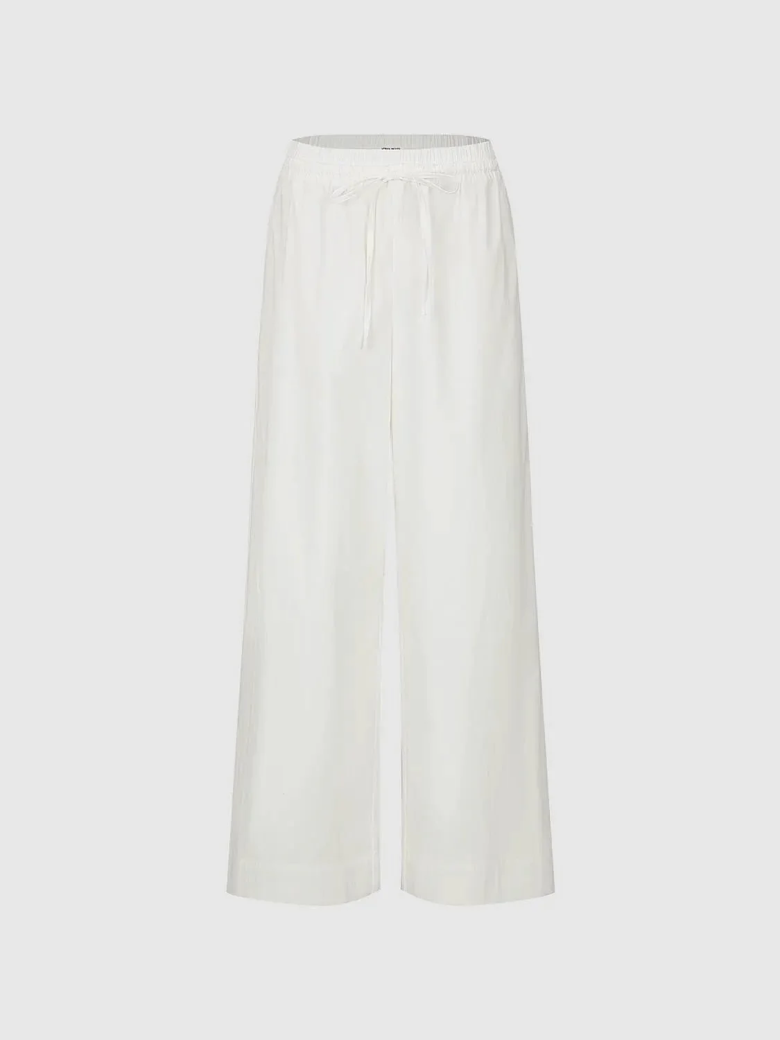 14209-cotton-blend-lightweight-drawstring-wide-leg-pants-2.webp Cotton Blend Lightweight Drawstring Wide Leg Pants