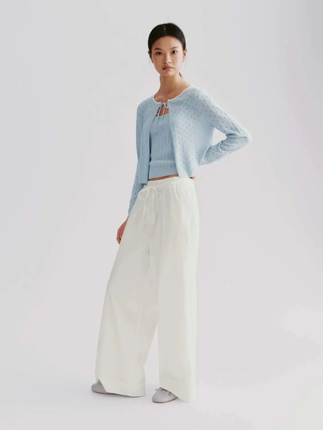 14209-cotton-blend-lightweight-drawstring-wide-leg-pants-6.webp Cotton Blend Lightweight Drawstring Wide Leg Pants