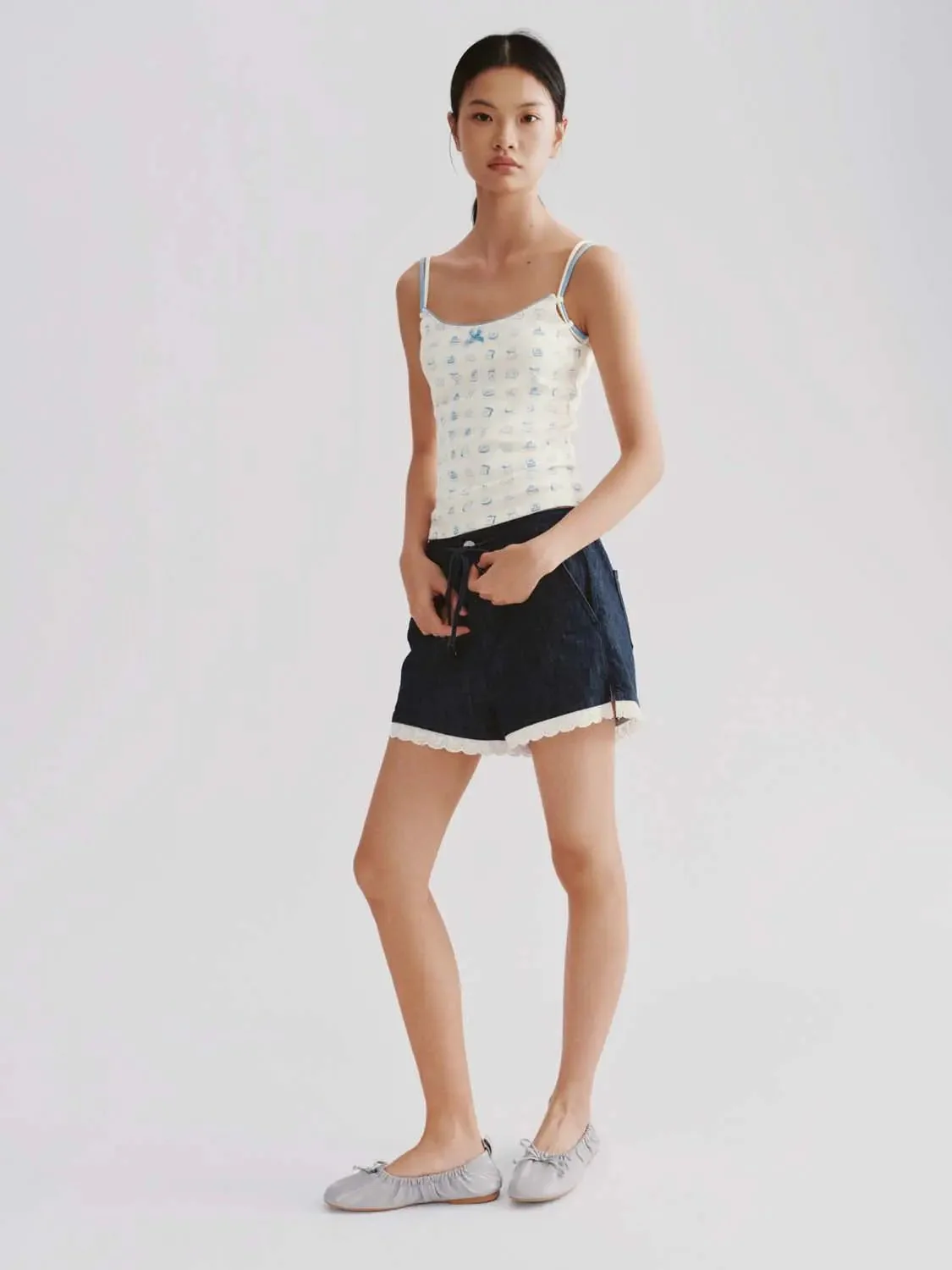 14216-bow-detail-printed-cotton-slim-fit-tank-top-5.webp Bow Detail Printed Cotton Slim Fit Tank Top