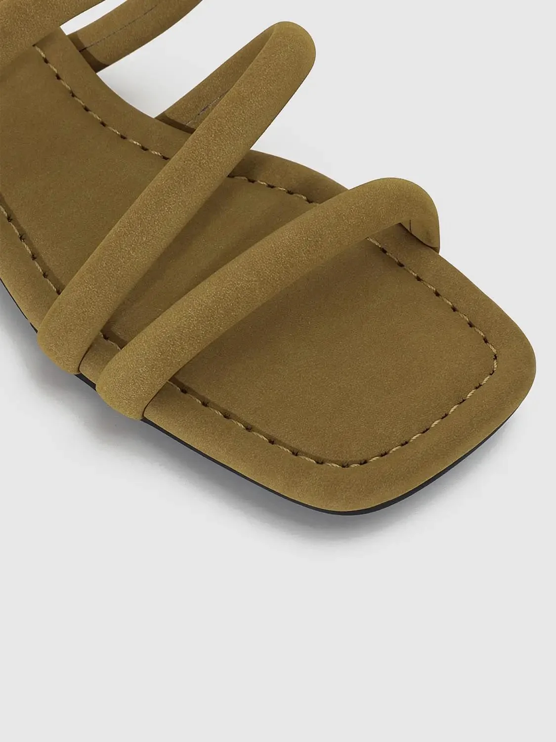 14243-cream-strappy-slip-on-with-padded-insole-slippers-12.webp Cream Strappy Slip On With Padded Insole Slippers