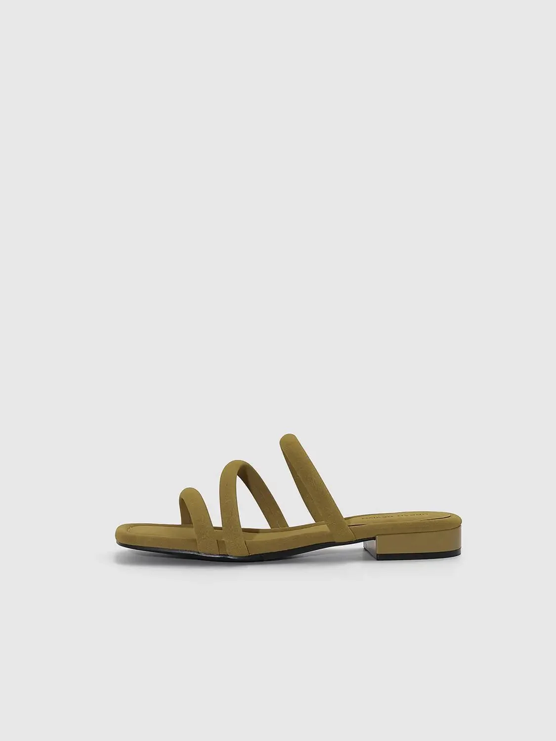 14243-cream-strappy-slip-on-with-padded-insole-slippers-8.webp Cream Strappy Slip On With Padded Insole Slippers