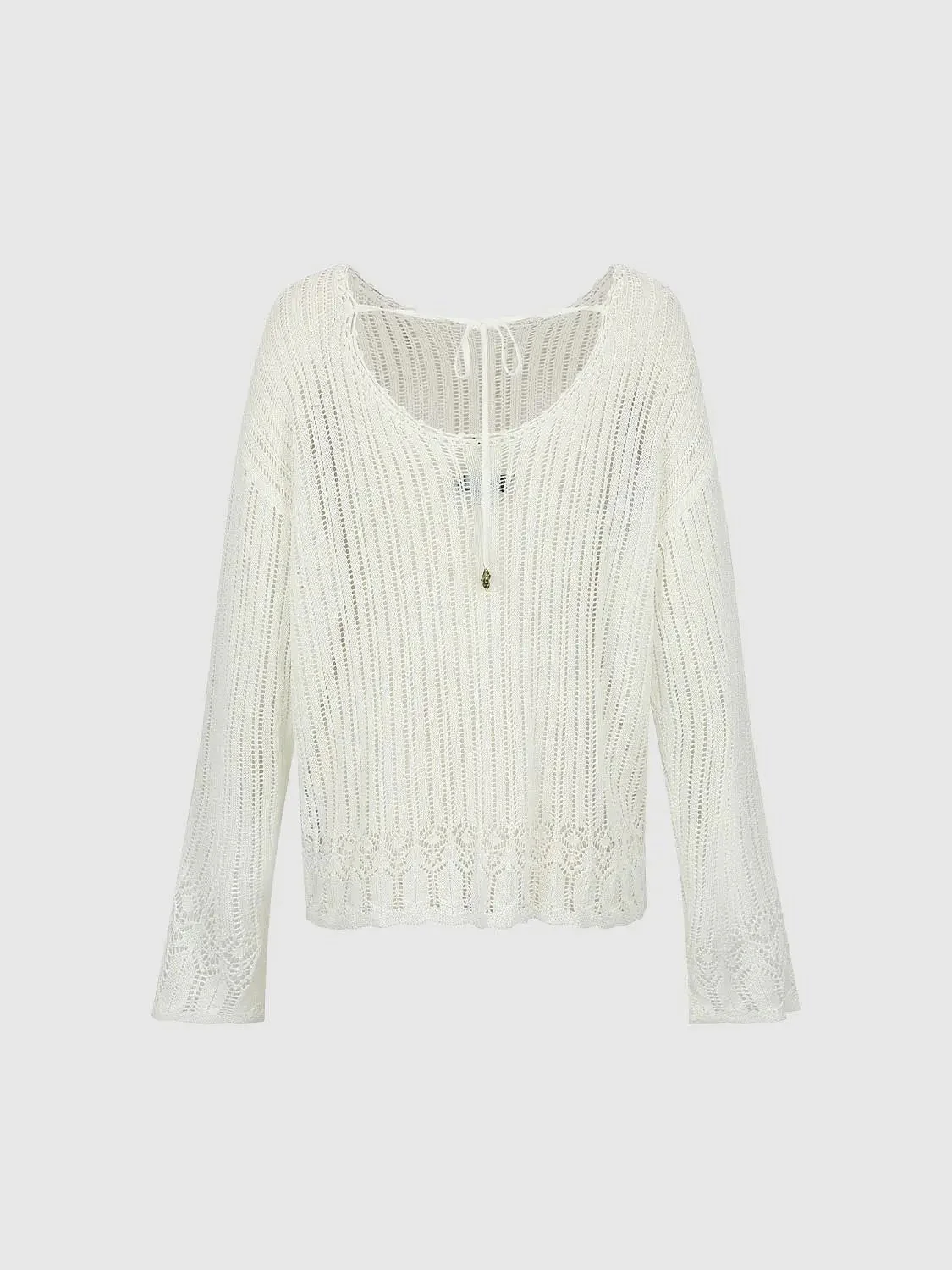 14305-boat-neck-striped-long-sleeve-knitted-t-shirts-2.webp Boat Neck Striped Long Sleeve Knitted T-Shirts