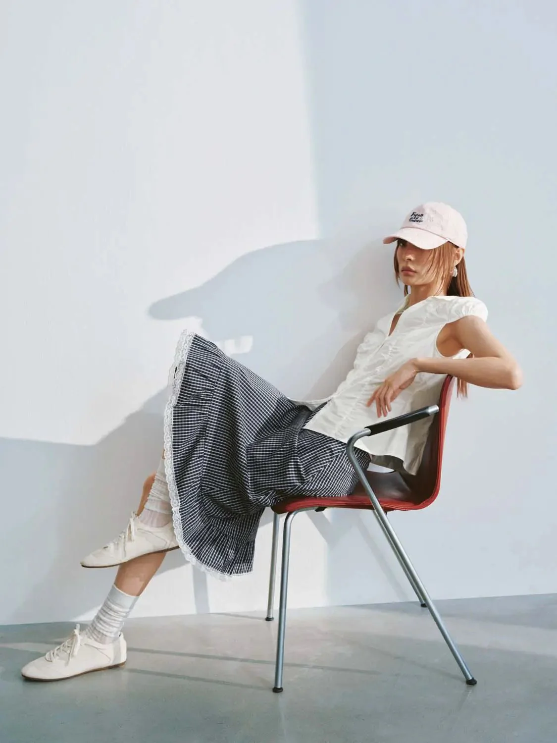 14335-cap-sleeve-shirred-skinny-fit-shirts-3.webp Cap Sleeve Shirred Skinny-Fit Shirts