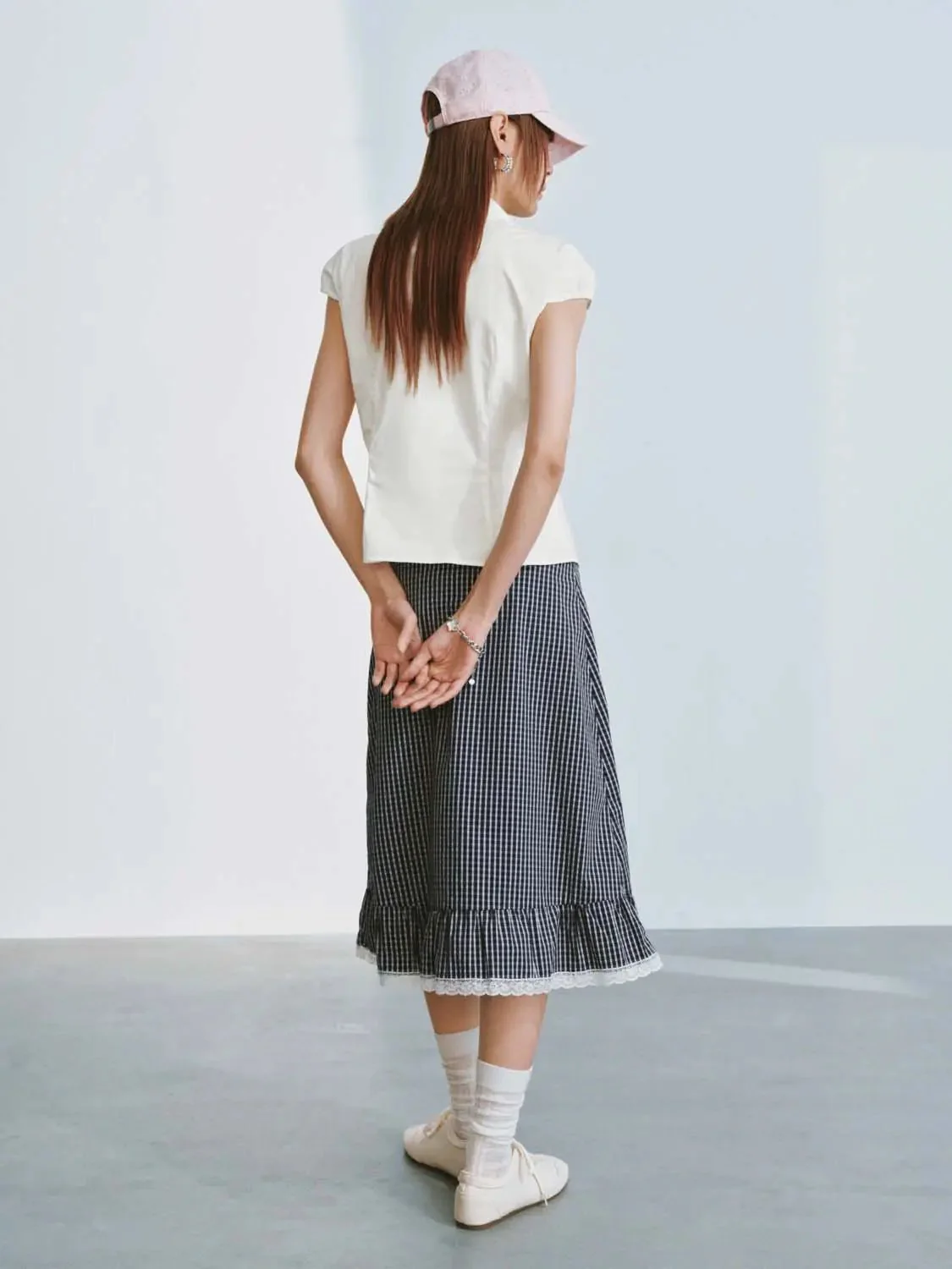 14335-cap-sleeve-shirred-skinny-fit-shirts-6.webp Cap Sleeve Shirred Skinny-Fit Shirts