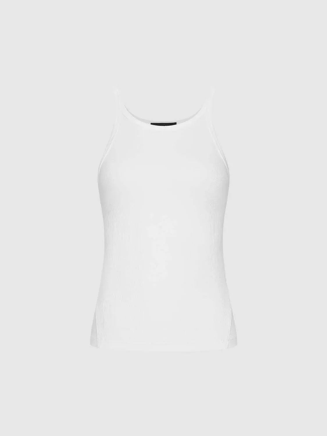 Cotton Strappy Sleeveless Skinny Fit T Shirt
