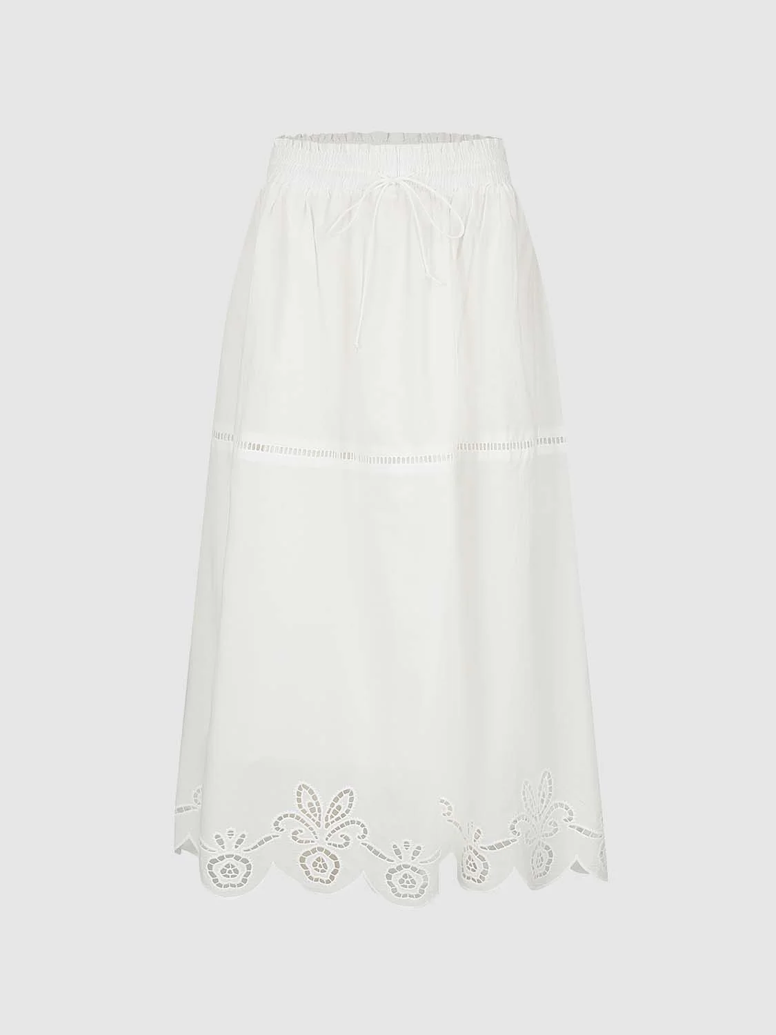 14376-lace-trim-drawstring-pull-on-midi-skirts-2.webp Lace Trim Drawstring Pull On Midi Skirts