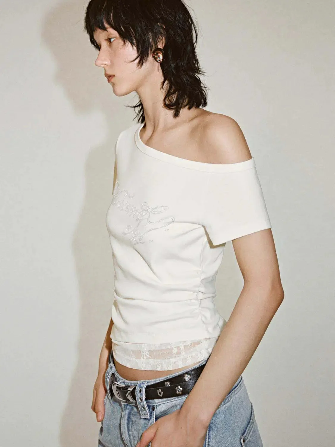 14395-printed-slope-shoulder-nipped-waist-cotton-t-shirt-3.webp Printed Slope Shoulder Nipped Waist Cotton T Shirt
