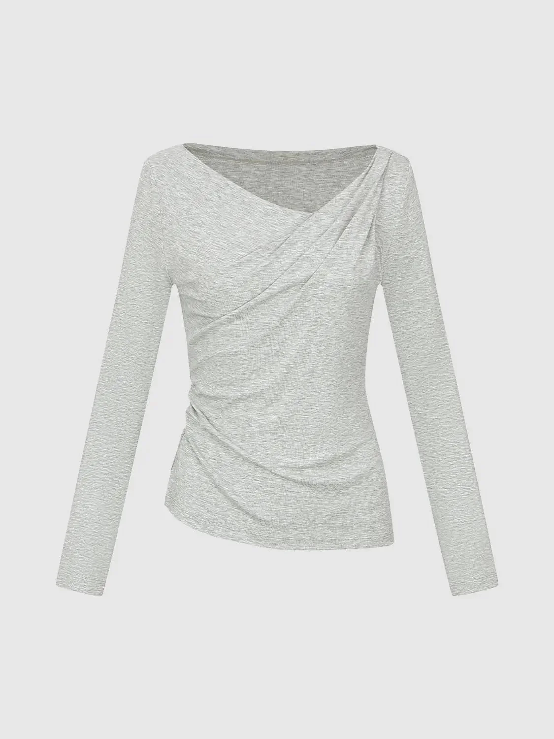 14407-crossover-draped-neck-long-sleeve-knit-top-7.webp Crossover Draped Neck Long Sleeve Knit Top