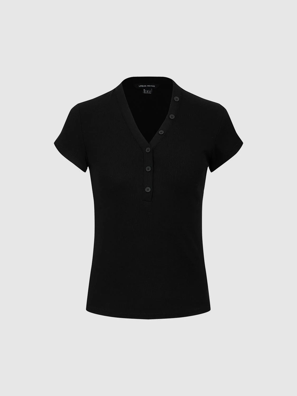 14442-henley-v-neck-lyocell-modal-blend-t-shirts-1.webp Henley V Neck Lyocell Modal Blend T Shirts