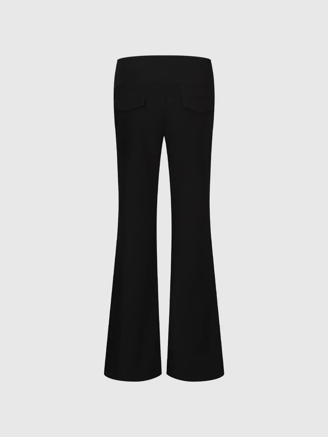 1447-button-detail-flared-leg-low-rise-jeans-2.webp Button Detail Flared Leg Low-Rise Jeans