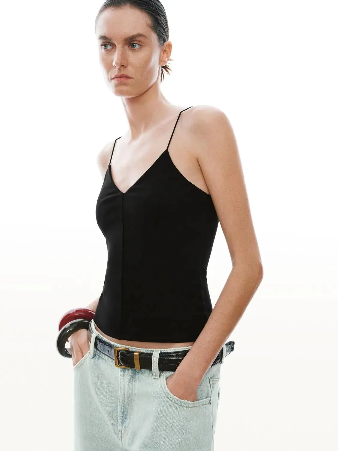 14487-cotton-blend-strappy-slim-fit-everyday-tank-top-2.webp Cotton Blend Strappy Slim Fit Everyday Tank Top
