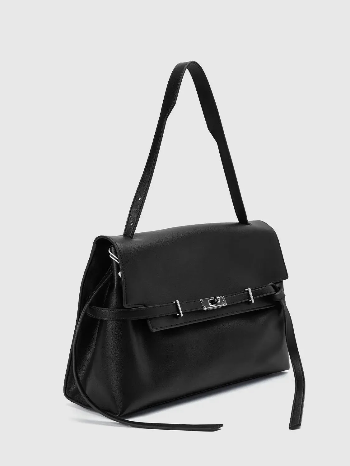 1455-elegant-black-top-handle-satchel-shoulder-bag-2.webp Elegant Black Top Handle Satchel Shoulder Bag