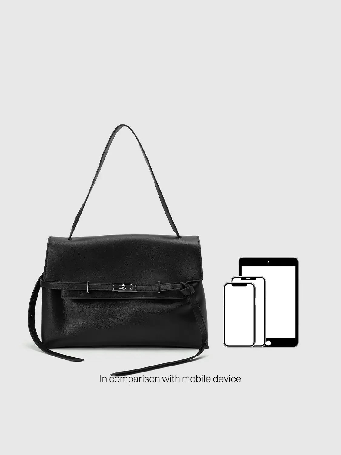 1455-elegant-black-top-handle-satchel-shoulder-bag-7.webp Elegant Black Top Handle Satchel Shoulder Bag