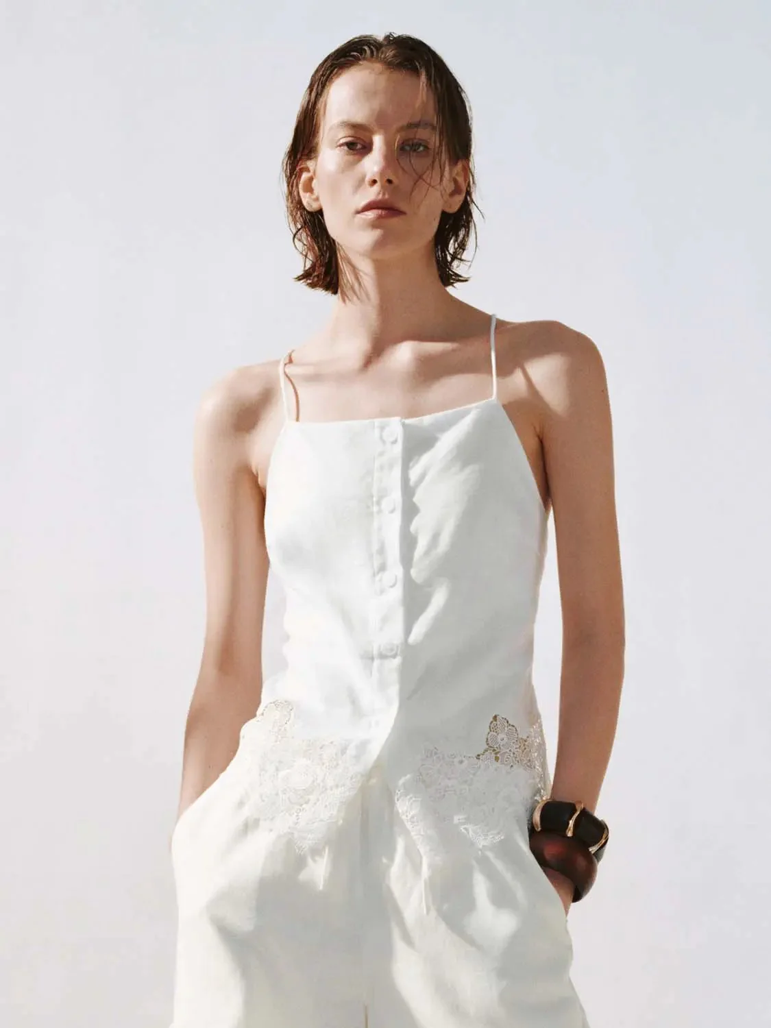 14553-lace-trim-strappy-button-detail-linen-lyocell-cami-tops-1.webp Lace Trim Strappy Button Detail Linen Lyocell Cami Tops