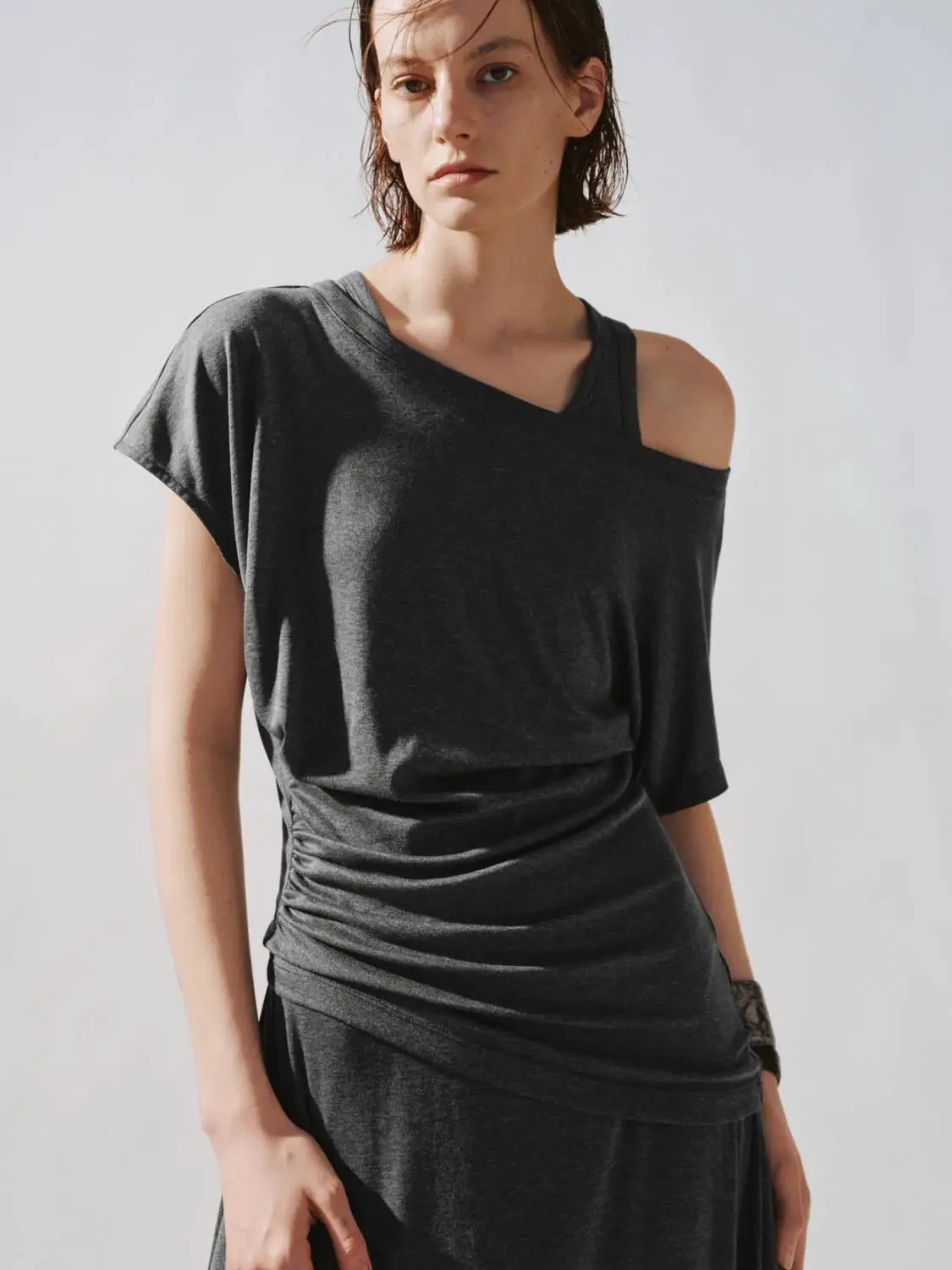 1462-boat-neck-strappy-draped-midi-dresses-3.webp Boat Neck Strappy Draped Midi Dresses