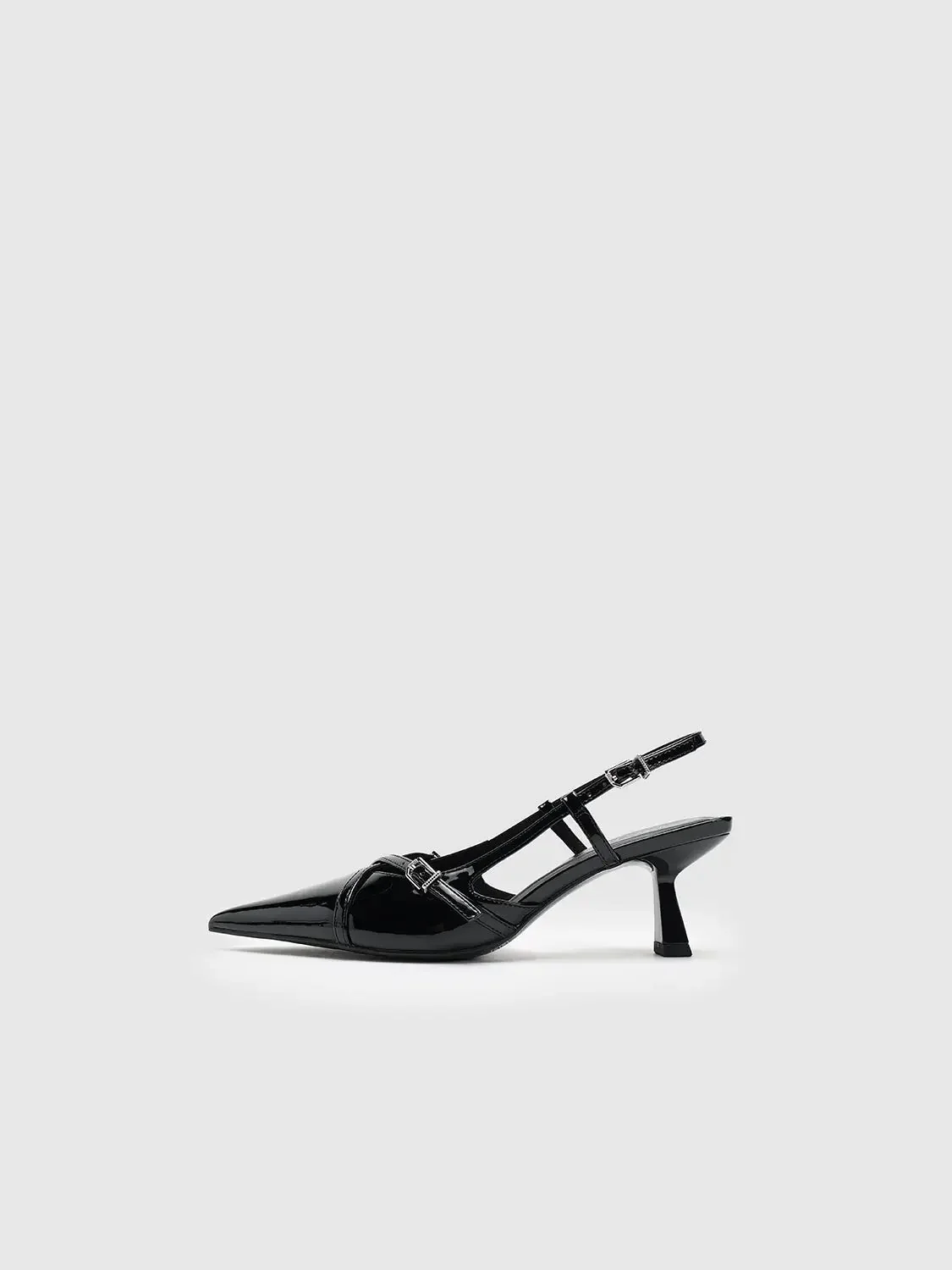 14651-cream-patent-look-elegant-point-toe-mid-heel-slingbacks-14.webp Cream Patent Look Elegant Point Toe Mid Heel Slingbacks