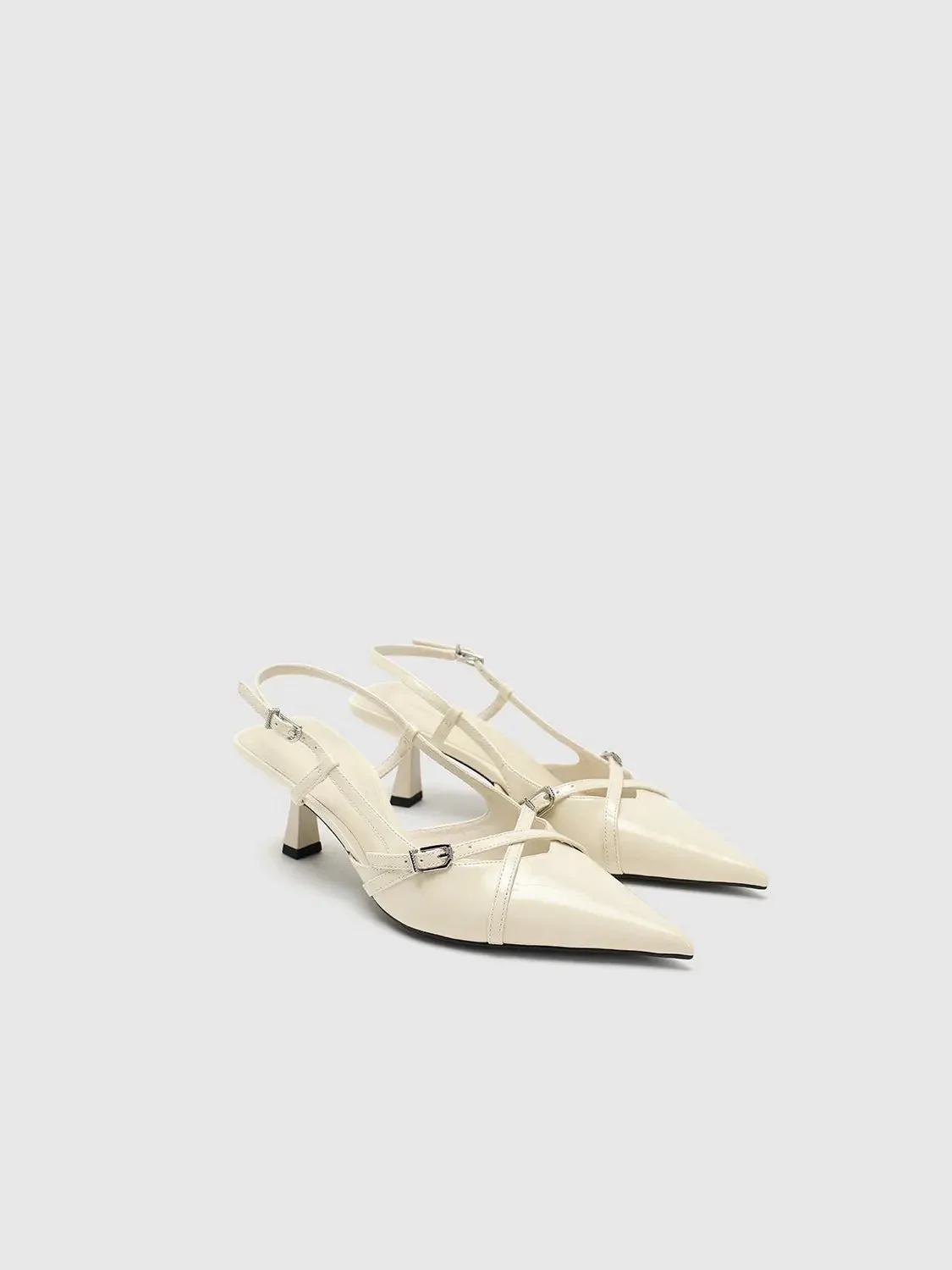 14651-cream-patent-look-elegant-point-toe-mid-heel-slingbacks-19.webp Cream Patent Look Elegant Point Toe Mid Heel Slingbacks