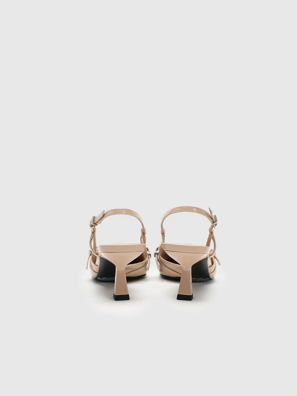 14651-cream-patent-look-elegant-point-toe-mid-heel-slingbacks-9.webp Cream Patent Look Elegant Point Toe Mid Heel Slingbacks