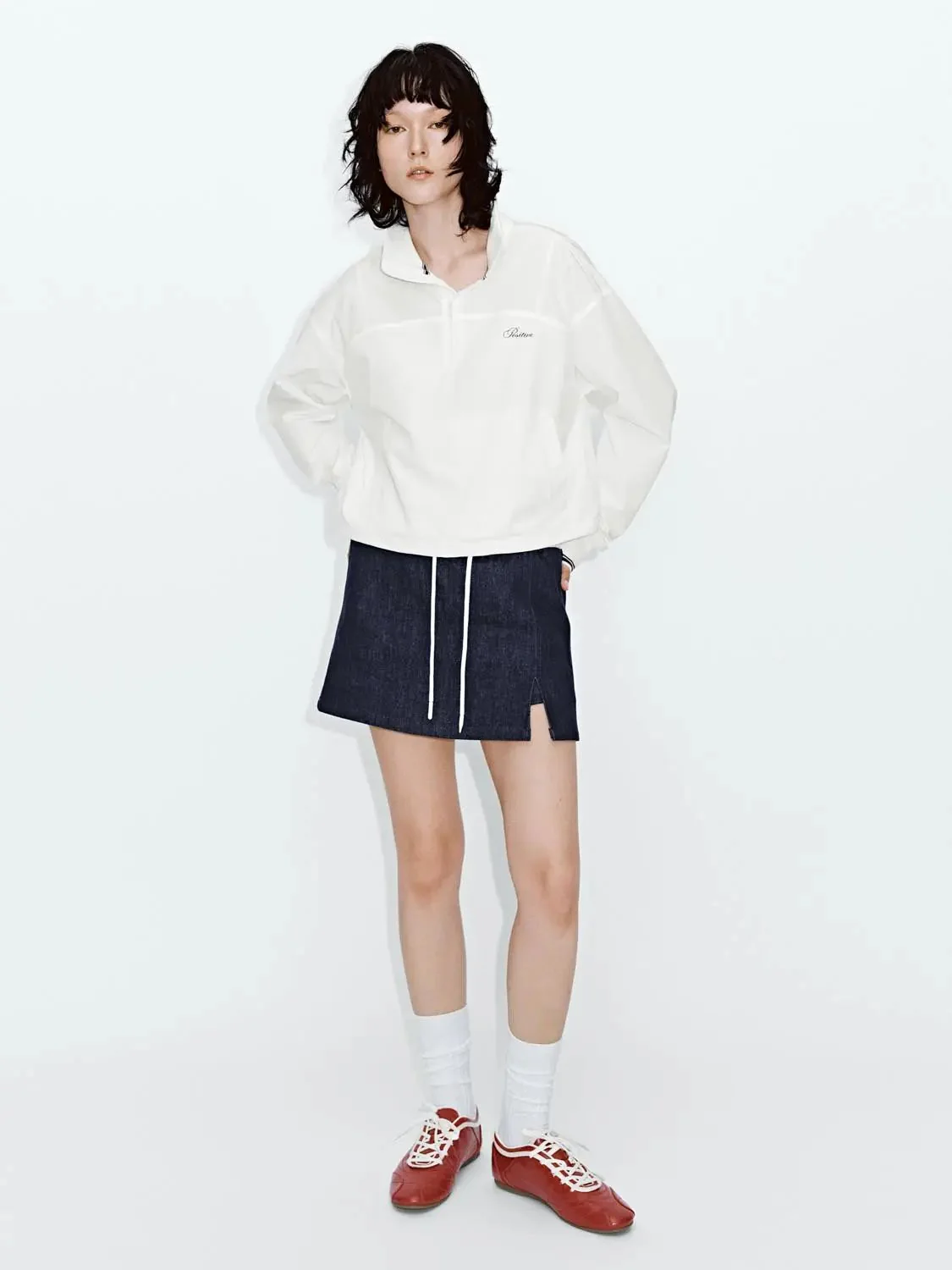 14664-mock-neck-drawstring-shirts-4.webp Mock Neck Drawstring Shirts