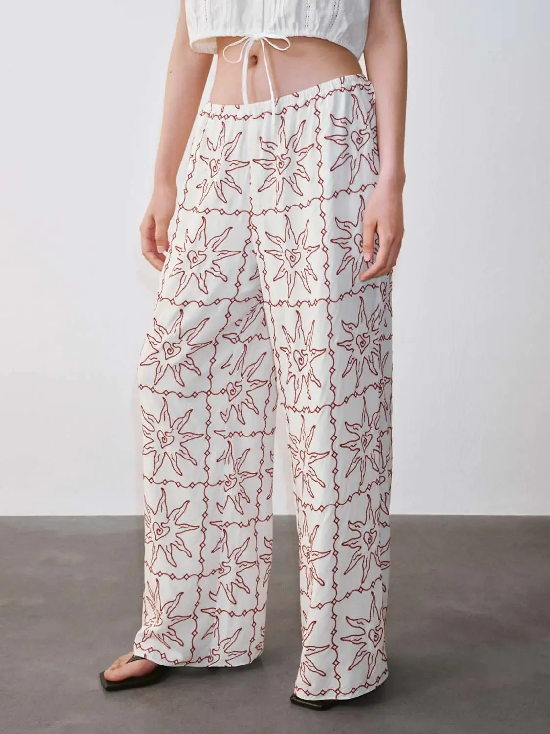 14704-contrast-embroidered-wide-leg-pants-3.webp Contrast Embroidered Wide Leg Pants