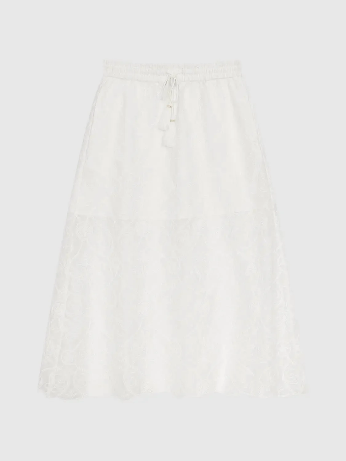 14743-guipure-tassel-detail-drawstring-pull-on-a-line-midi-skirts-2.webp Guipure Tassel Detail Drawstring Pull On A-Line Midi Skirts