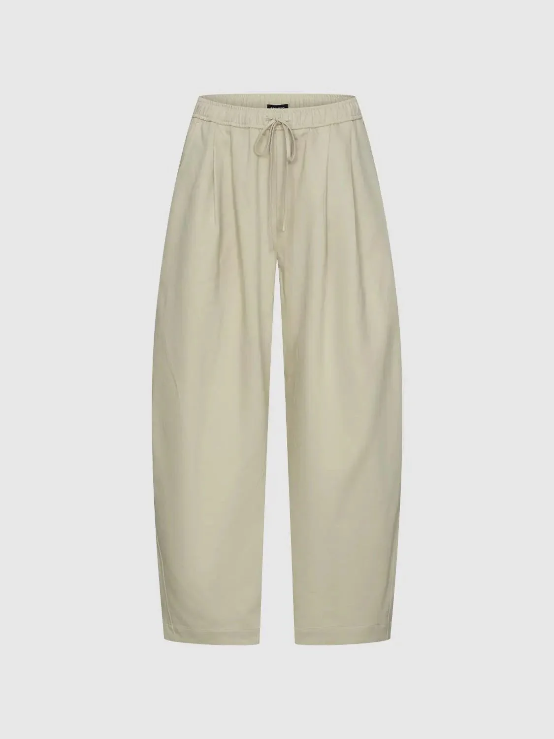1480-lyocell-cotton-blend-drawstring-wide-leg-pants-2.webp Lyocell Cotton Blend Drawstring Wide Leg Pants