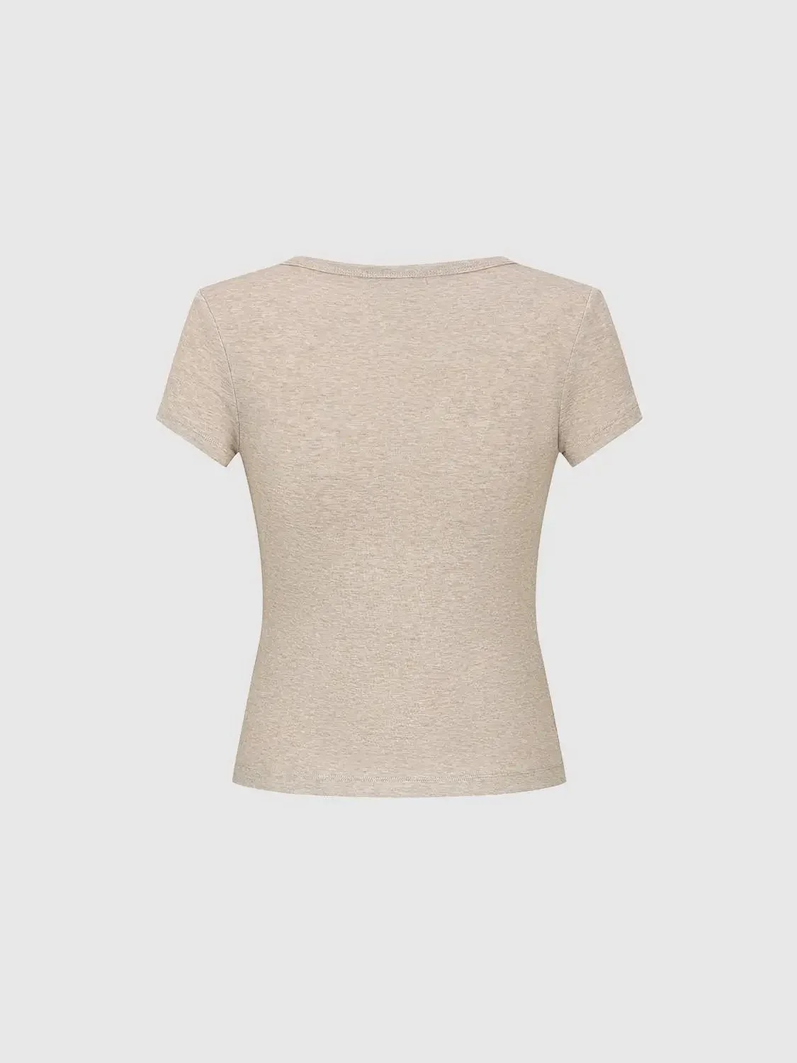 1485-lyocell-wool-blend-button-up-lace-t-shirt-2.webp Lyocell Wool Blend Button Up Lace T Shirt