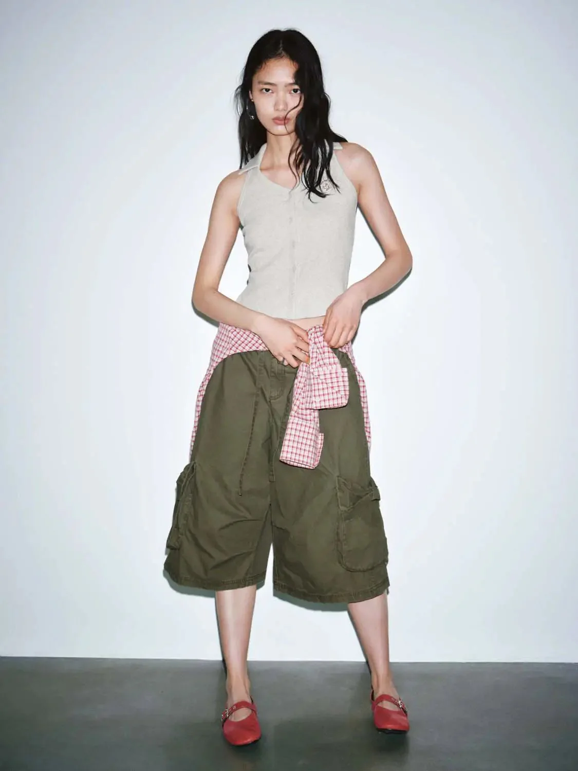 1492-cotton-polo-collar-with-button-detail-tank-top-12.webp Cotton Polo Collar With Button Detail Tank Top