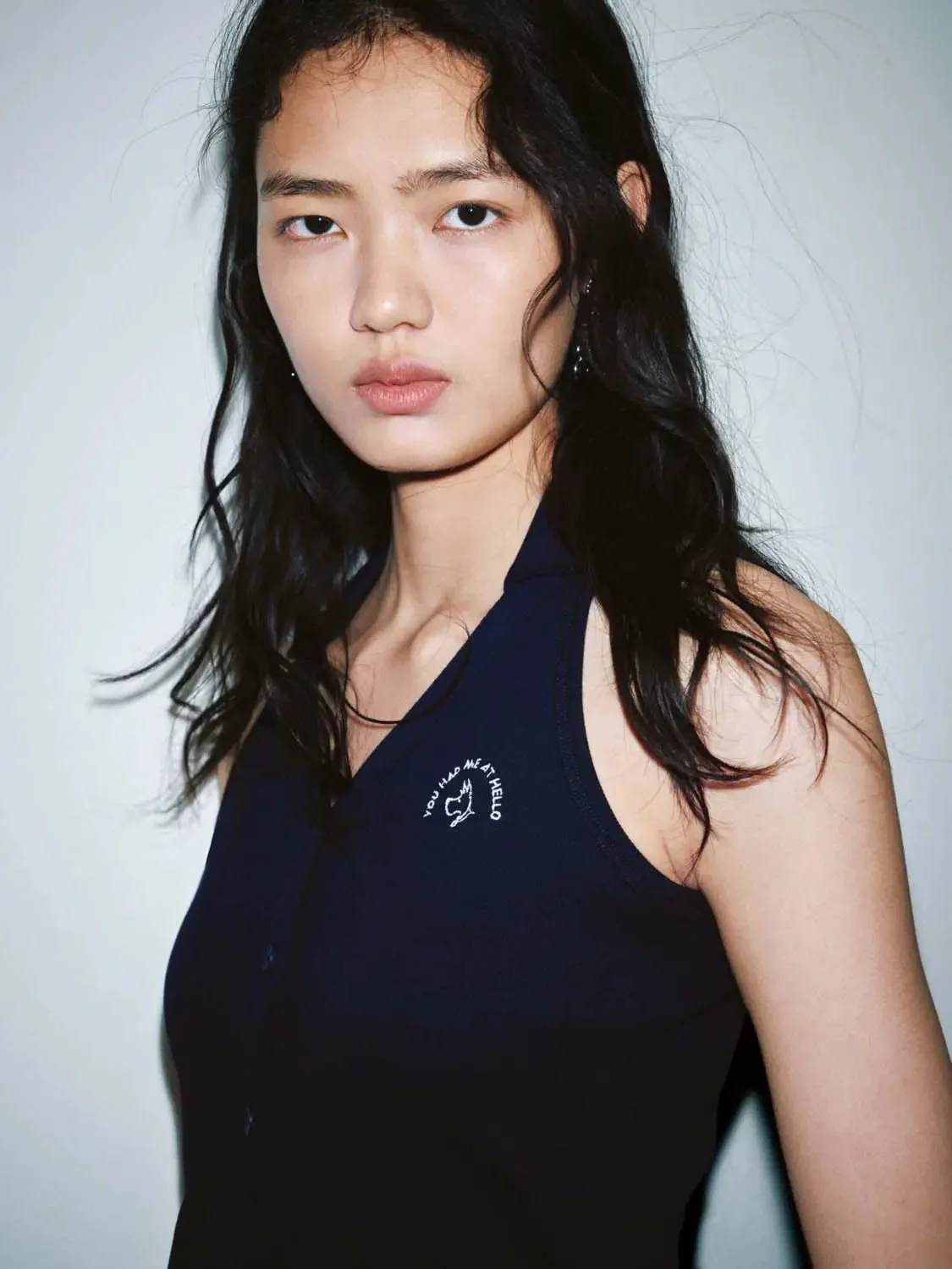1492-cotton-polo-collar-with-button-detail-tank-top-3.webp Cotton Polo Collar With Button Detail Tank Top