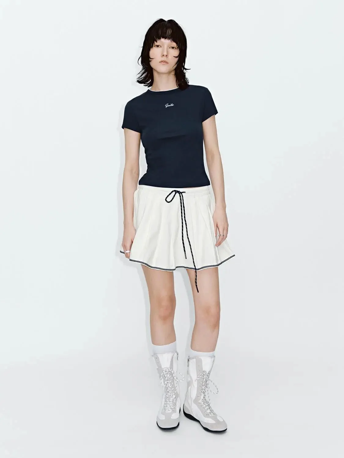 14999-cotton-lyocell-contrast-trim-embroidered-skinny-t-shirts-21.webp Cotton Lyocell Contrast Trim Embroidered Skinny T-Shirts